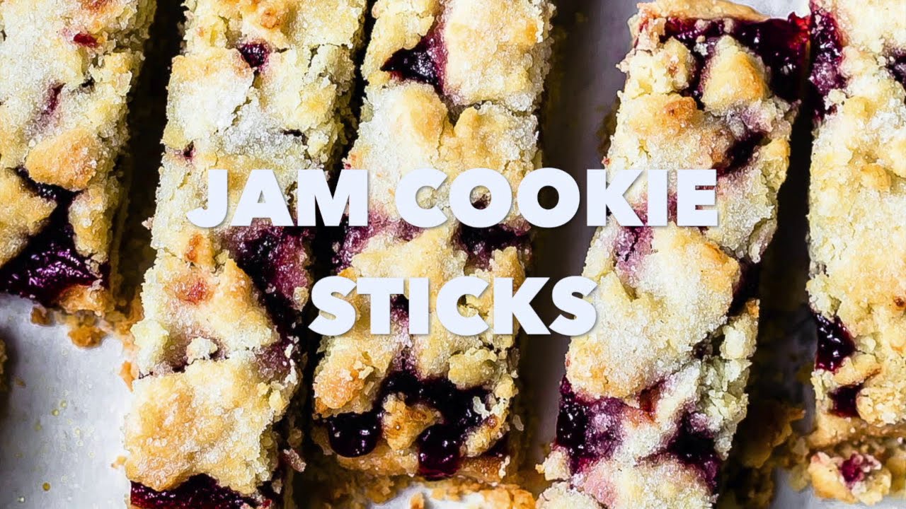 Jam Cookie Sticks | Truffles and Trends