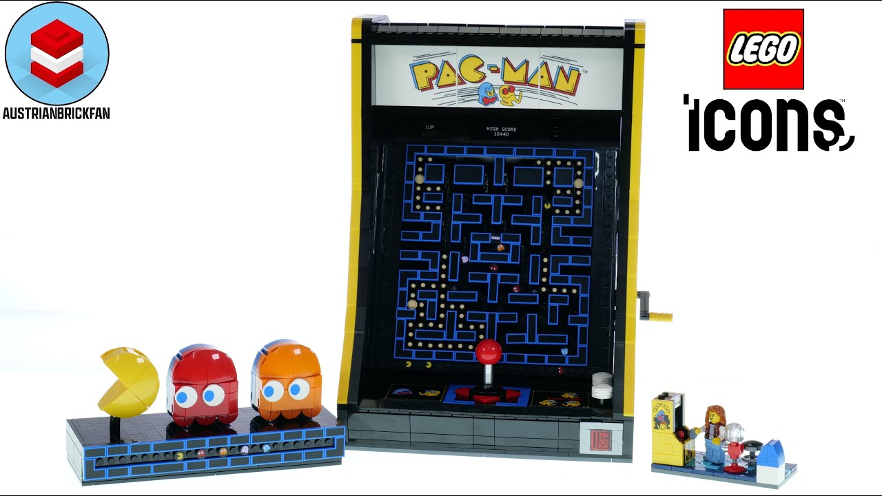 LEGO Icons 10323 PAC-MAN Arcade - LEGO Speed Build Review