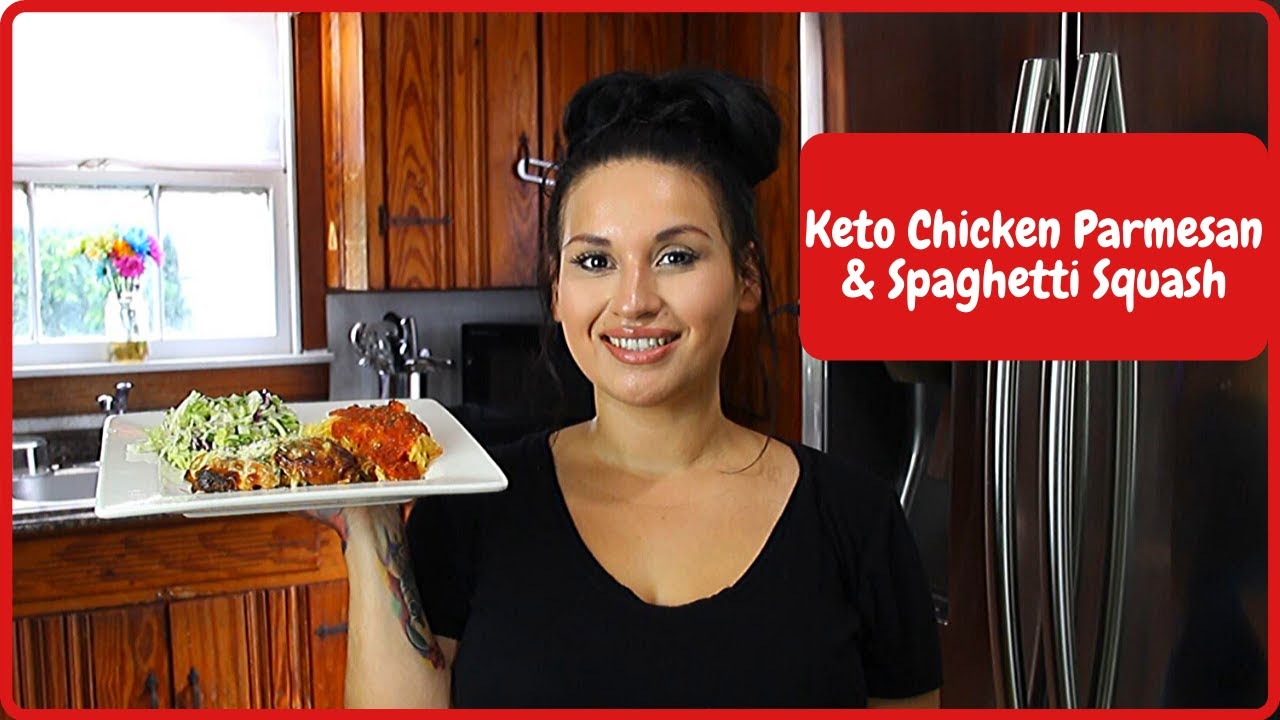 Keto chicken parmesan & spaghetti squash