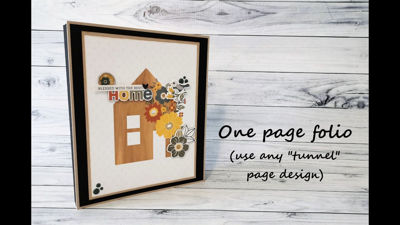 One page folio - use any (tunnel) page design to create a quick folio