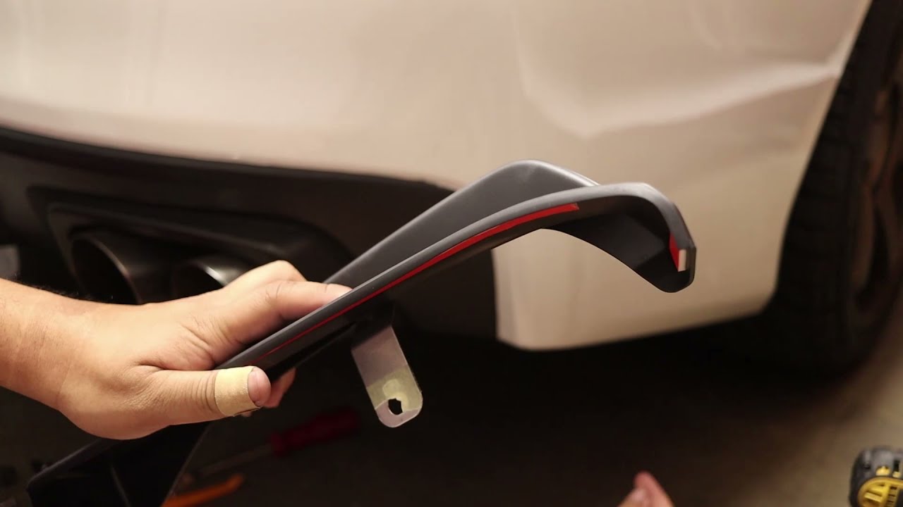 Installing OLM Rear Spats ON The 2016 Subaru Wrx Sti Part 1