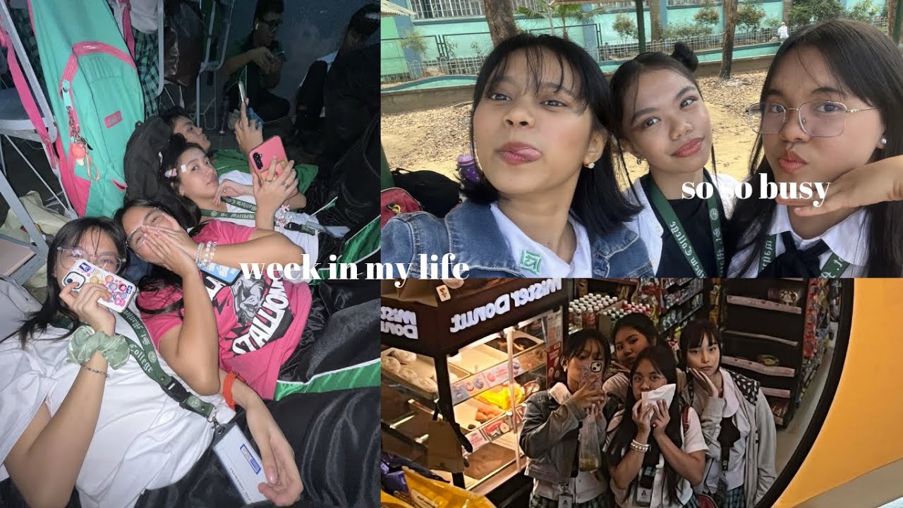Week In My Life ⊹ ࣪ ˖ (a senior high school student)