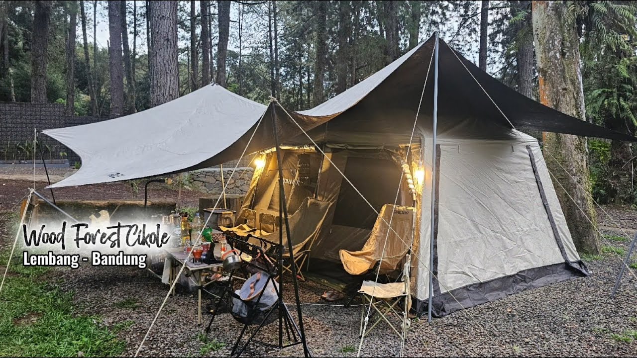 6th Camp_Wood Forest - Cikole Lembang, Before Ramadhan 2026 #camping #familycamping 