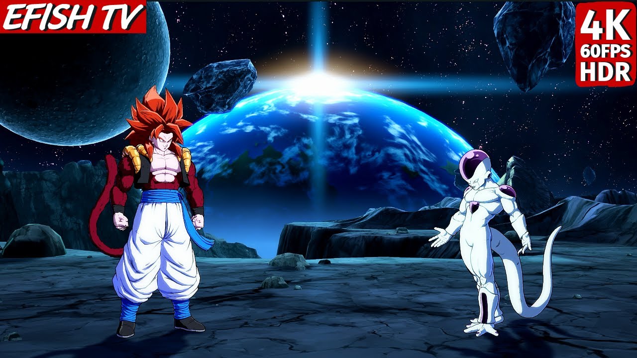 SS4 Gogeta & Teen Gohan vs Frieza & Videl (Hardest AI) - Dragon Ball FighterZ | 4K 60FPS HDR