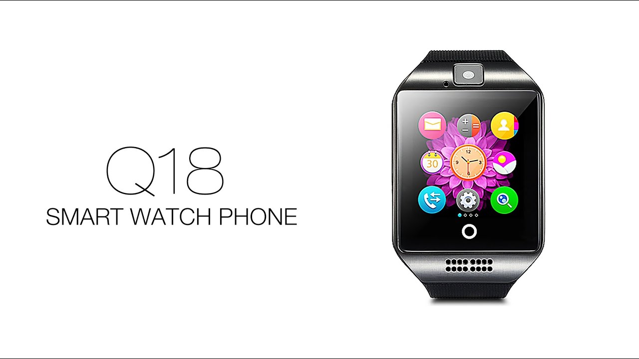 Q18 Smart Watch Phone Curve Screen NFC Compass 1.3MP Camera Pedometer Sleep Monitor