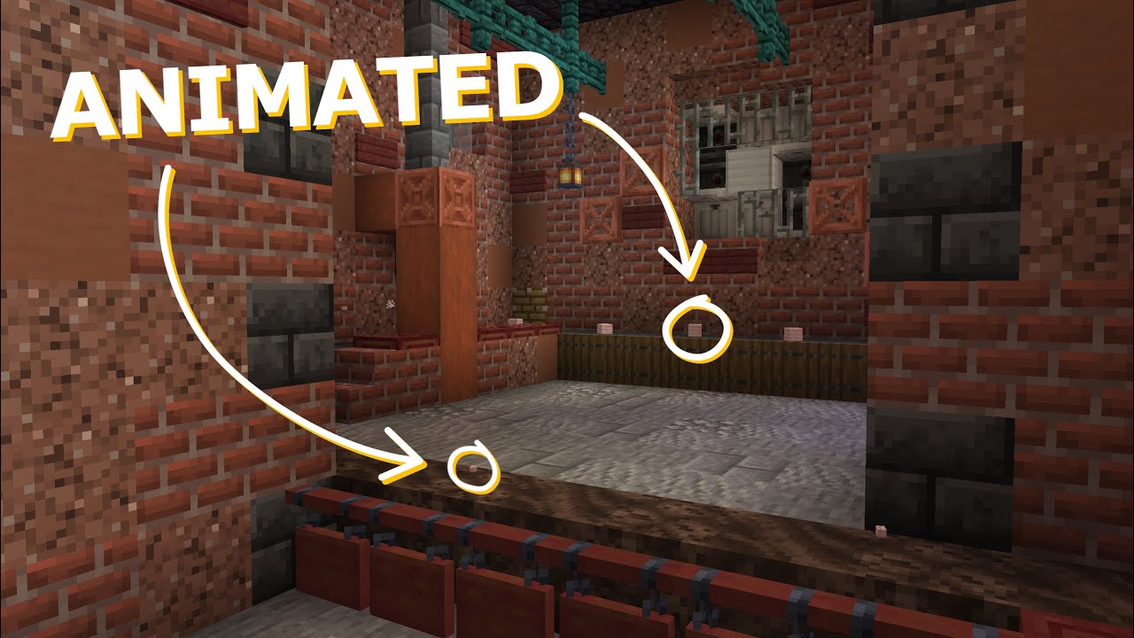 Using Redstone to ANIMATE A Minecraft Factory!
