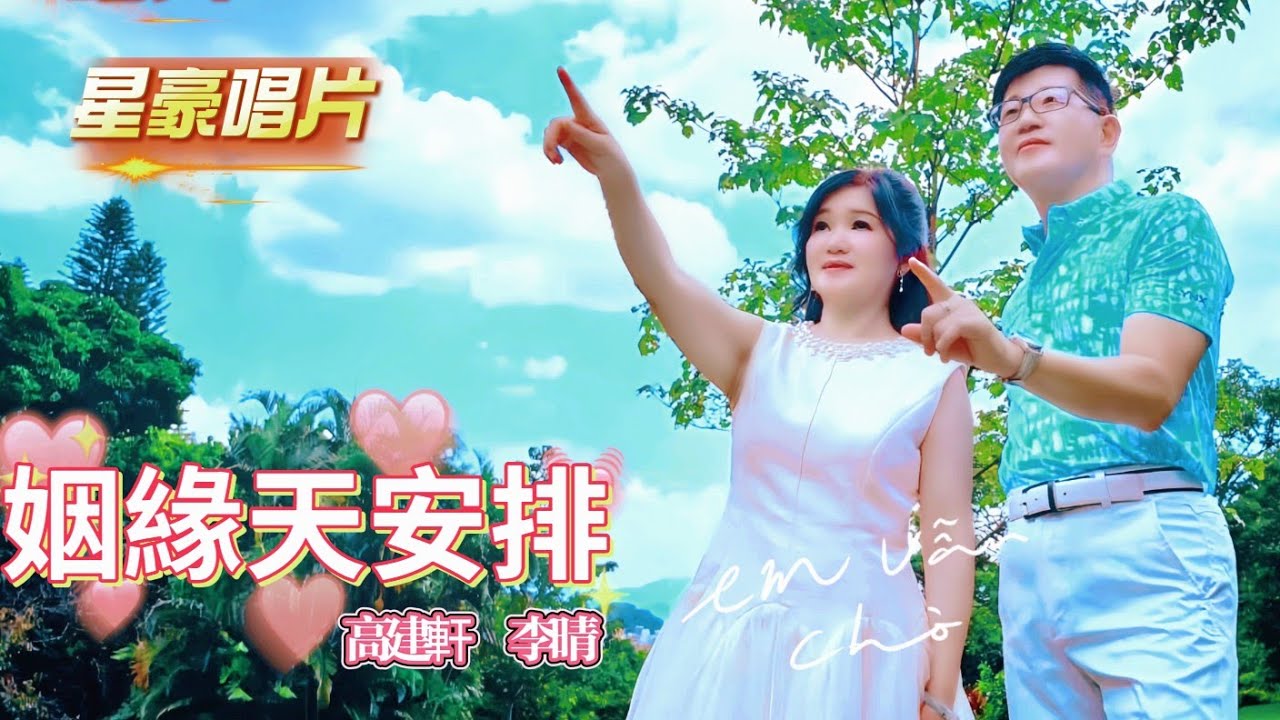 🦋MV首播🦋#高建軒、李晴  #姻緣天安排 #星豪唱片官方official video 