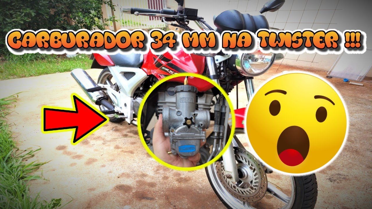 CHEGOU CARBURADOR NOVO PRA TWISTER SERA QUE ELA LIGOU !!??