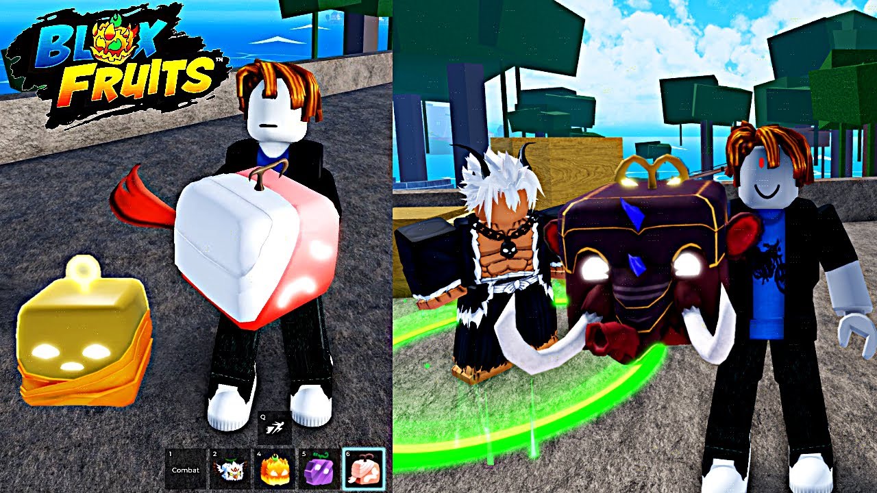 🔴Level 50 NOOB Random LEGENDARY And MYTHICAL Fruits in GACHA Blox Fruits🦣