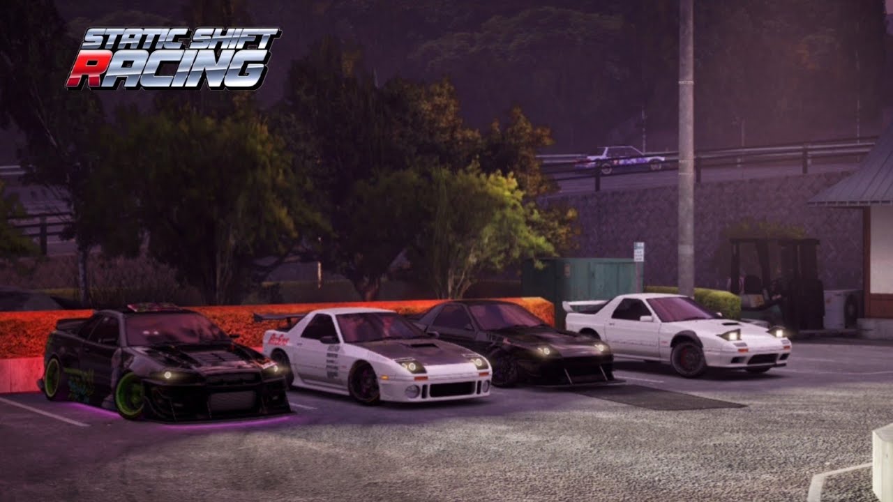 Static Shift Racing RE-Z F3 (RX-7 FC) - Mount Hidoro District | SSR Gameplay