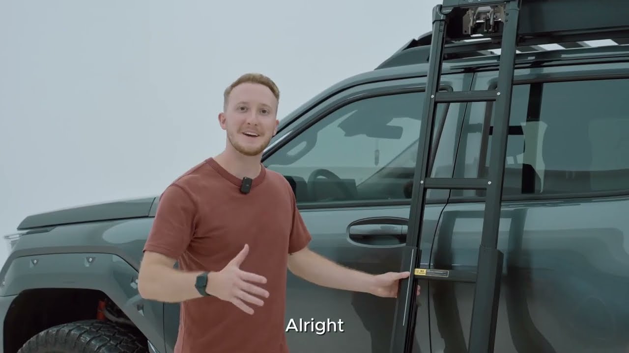 NEW PRODUCT ALERT 🚨 Arcane Warrior Revolve Pivot Master Roof Rack Ladder!