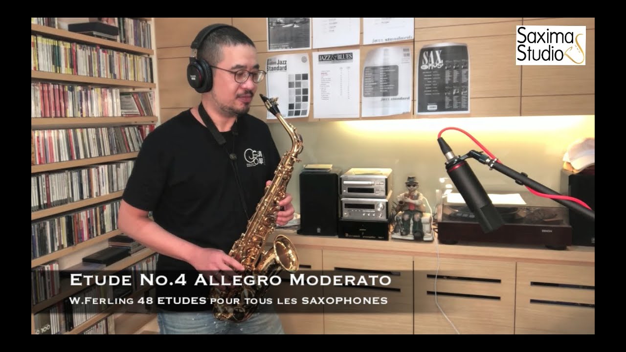 〈 Etude No.4 〉from 48 ETUDES / W.Ferling / Saxophone Classique 🎻