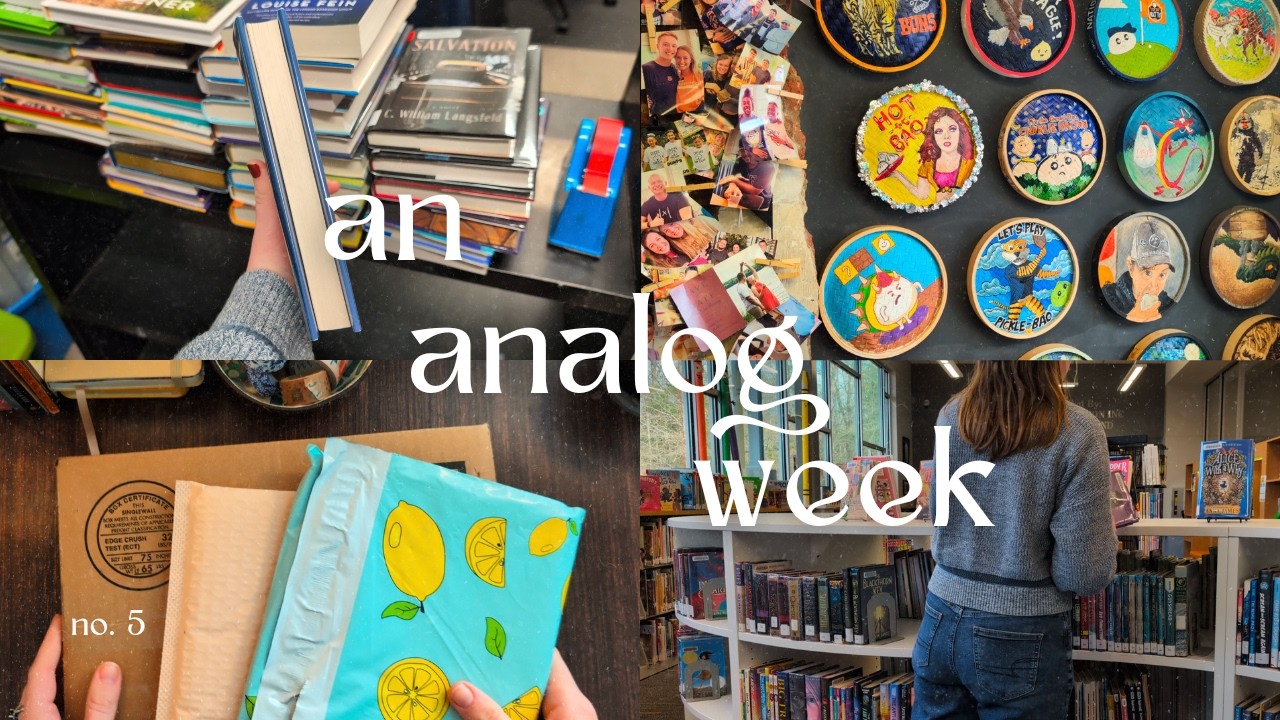 new books, studying & mail! ⋆✉︎⋆
