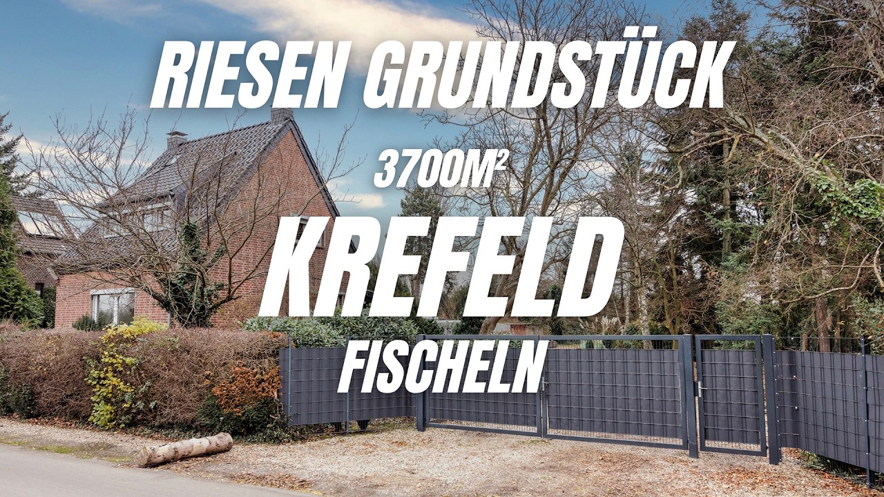 KAUF: Freistehendes Haus mit Einliegerwohnung und großem Grundstück in Krefeld-Fischeln! 🗝️