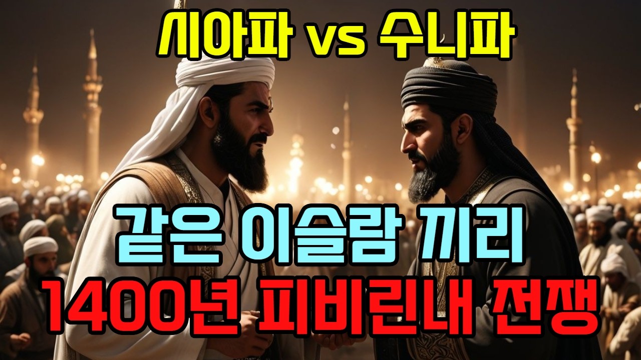 이란 VS 사우디, 형제에서 원수가 된 이슬람, 시아파 vs 수니파의 1400년 잔혹사