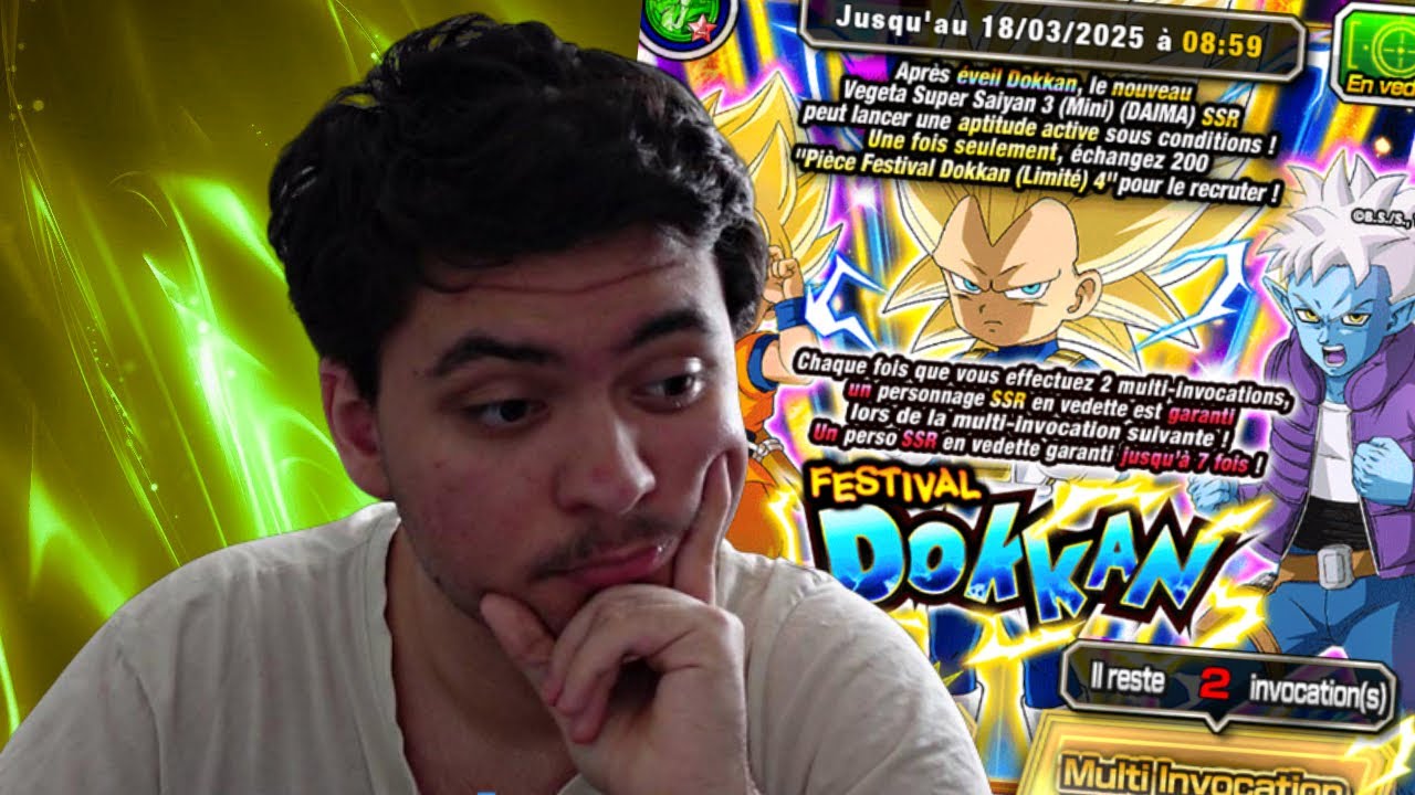 INVOCATIONS VEGETA SSJ 3 DAIMA DRAGON BALL Z DOKKAN BATTLE