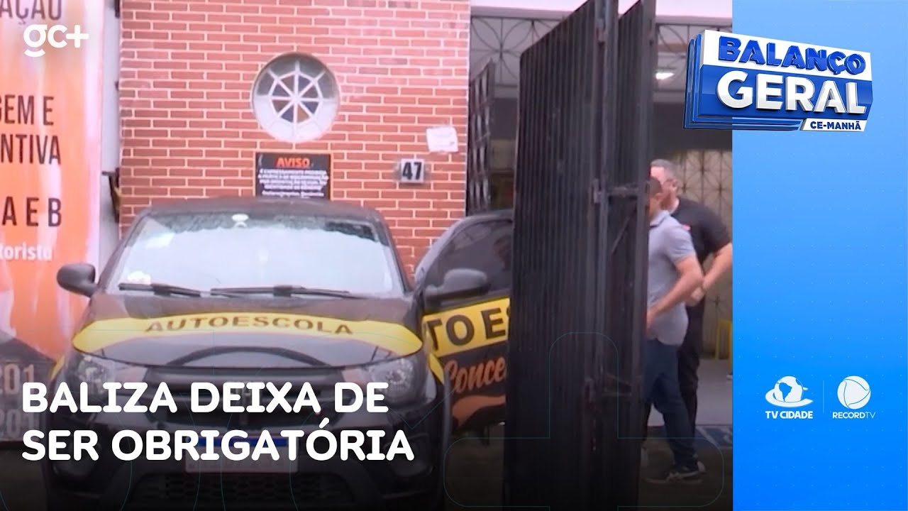 Baliza deixa de ser obrigatória no teste prático de direção no Ceará | Balanço Geral CE Manhã