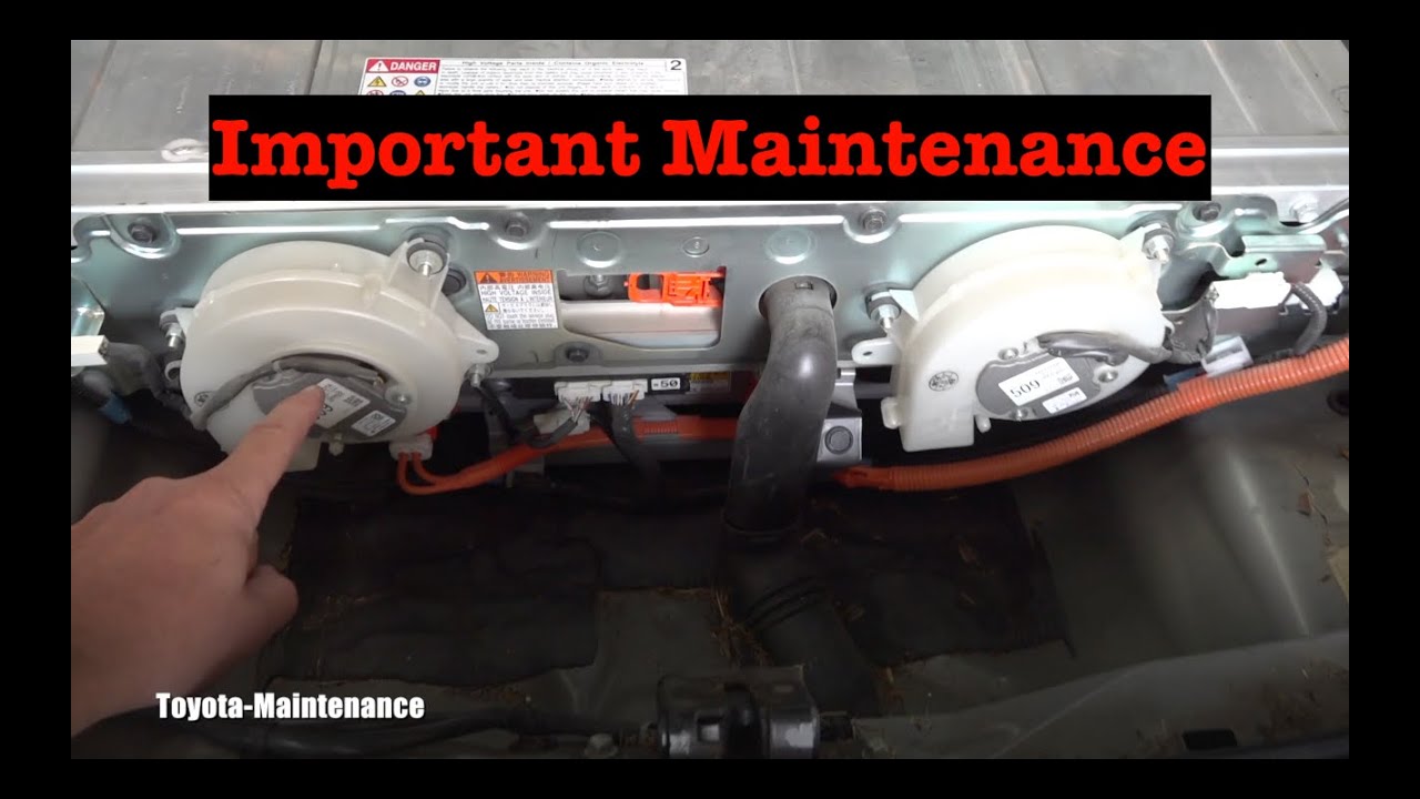 2015 Toyota Prius Plug-in Important Maintenance