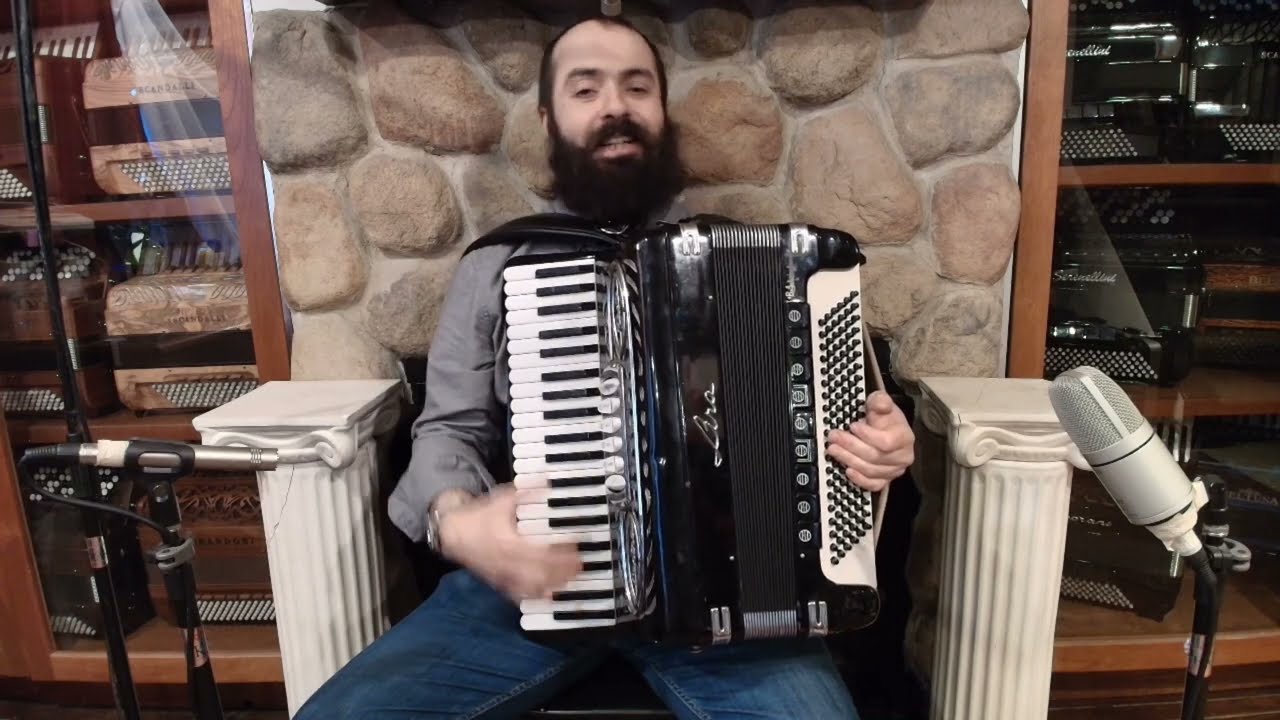 7254 - Black Lira Mod 27B Quint Converter Piano Accordion LMMH 41 120 $1999