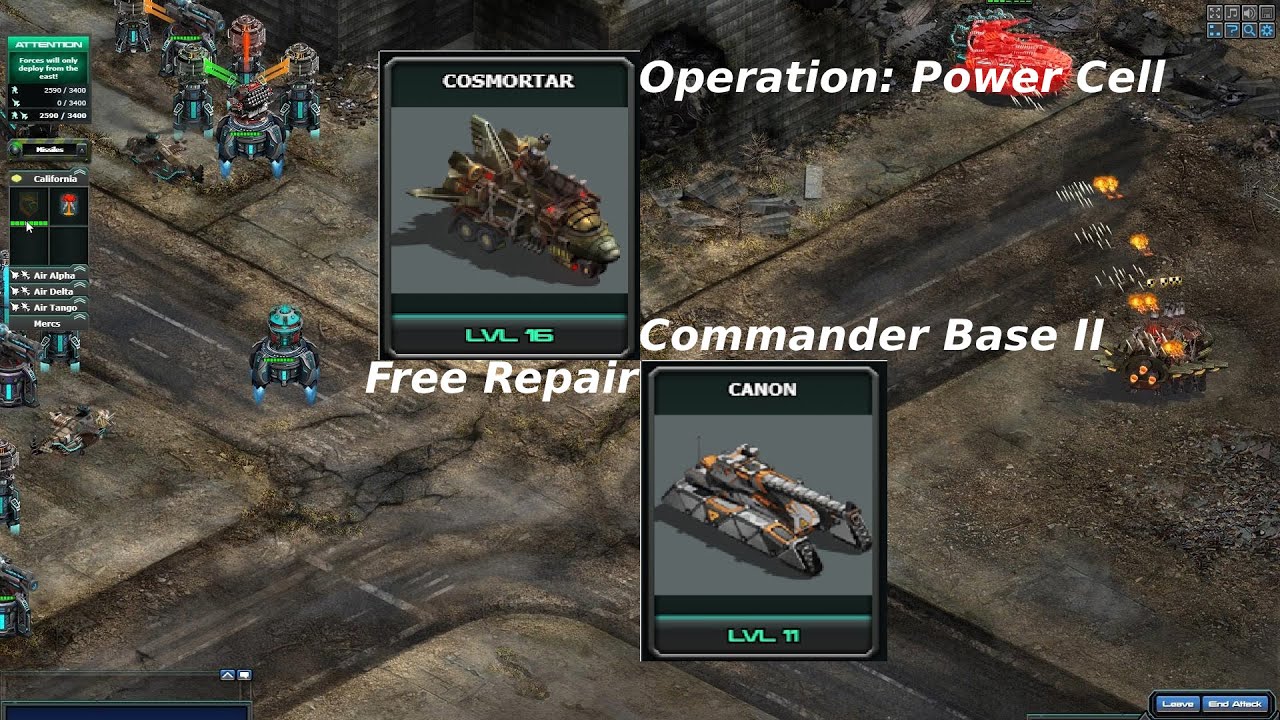 War Commander Operation: Power Cell Commander II