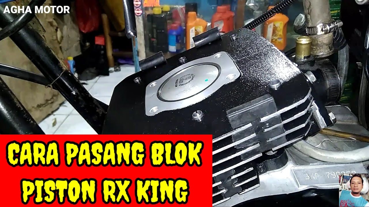 cara pasang blok piston rx king