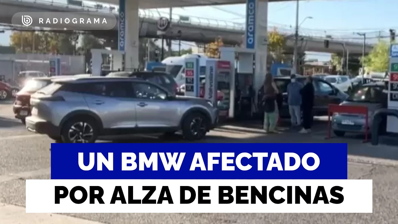 Caos por alza del combustible: conductor de BMW pidi&oacute; di&eacute;sel y le cargaron de 97 octanos por error