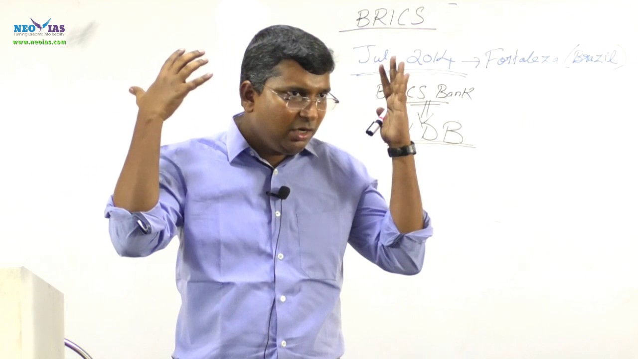 BRICS | NEW DEVELOPMENT BANK | CONTINGENT RESERVE ARRANGEMENT | INDIA'S BEST ECONOMY CLASSES