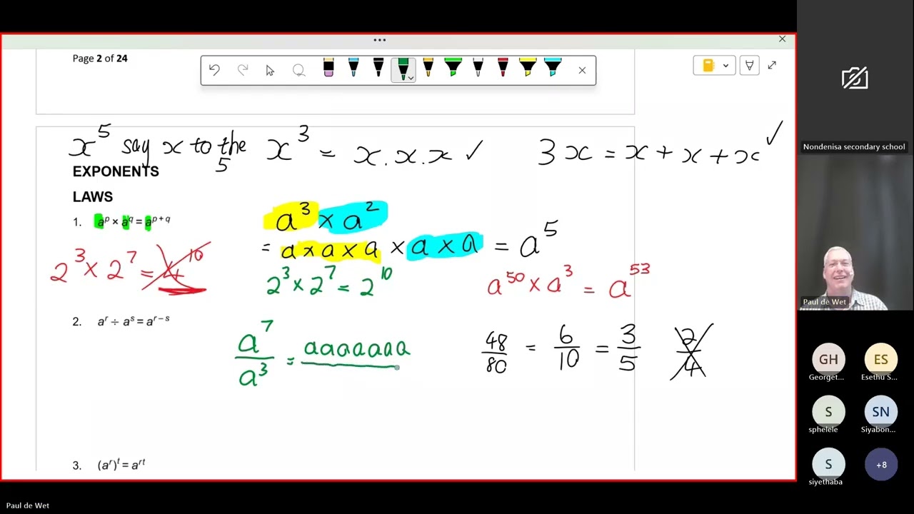 Grade 11 SIMI session on 2 March 2024