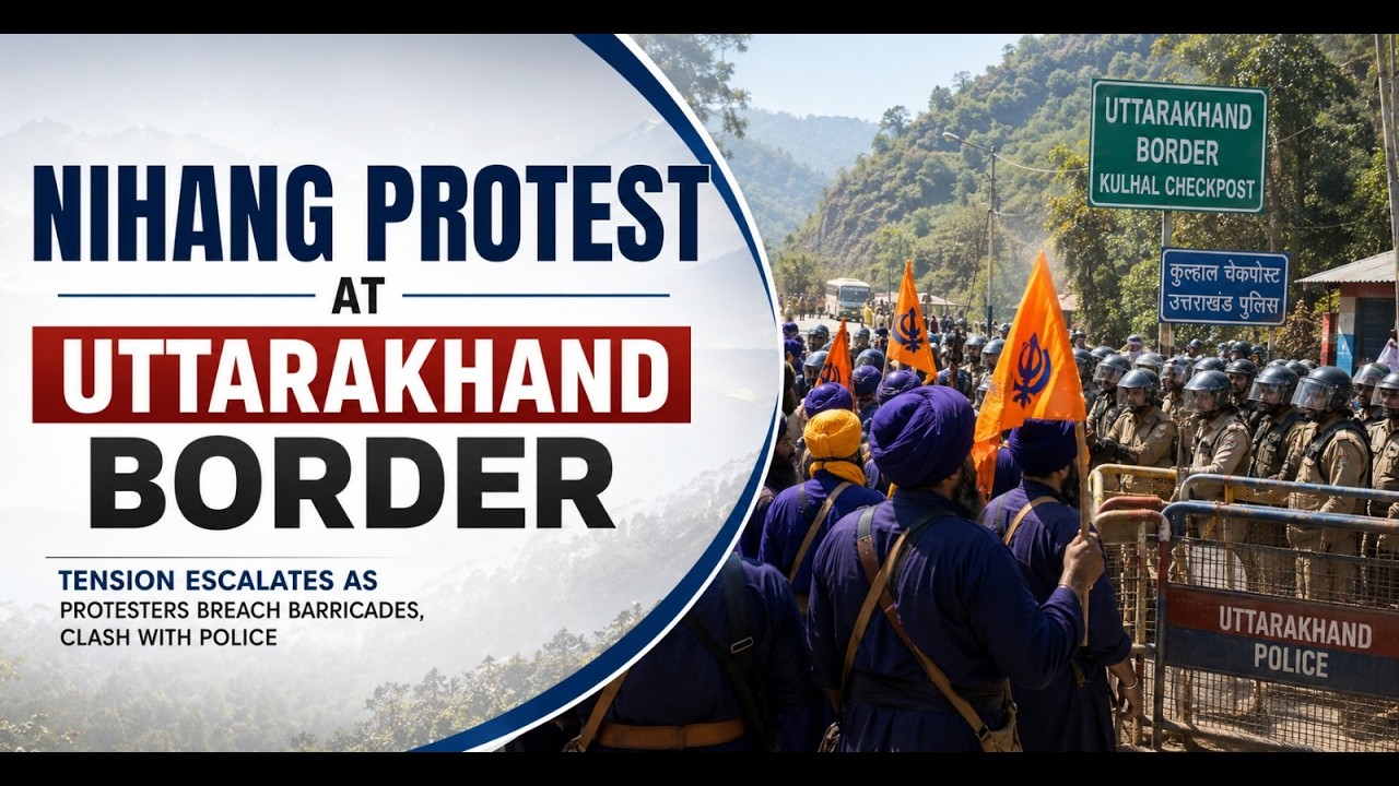 Nihang Jatha Stopped At Uttarakhand Border Amid Karnaprayag-Nagrasu Dispute | News9