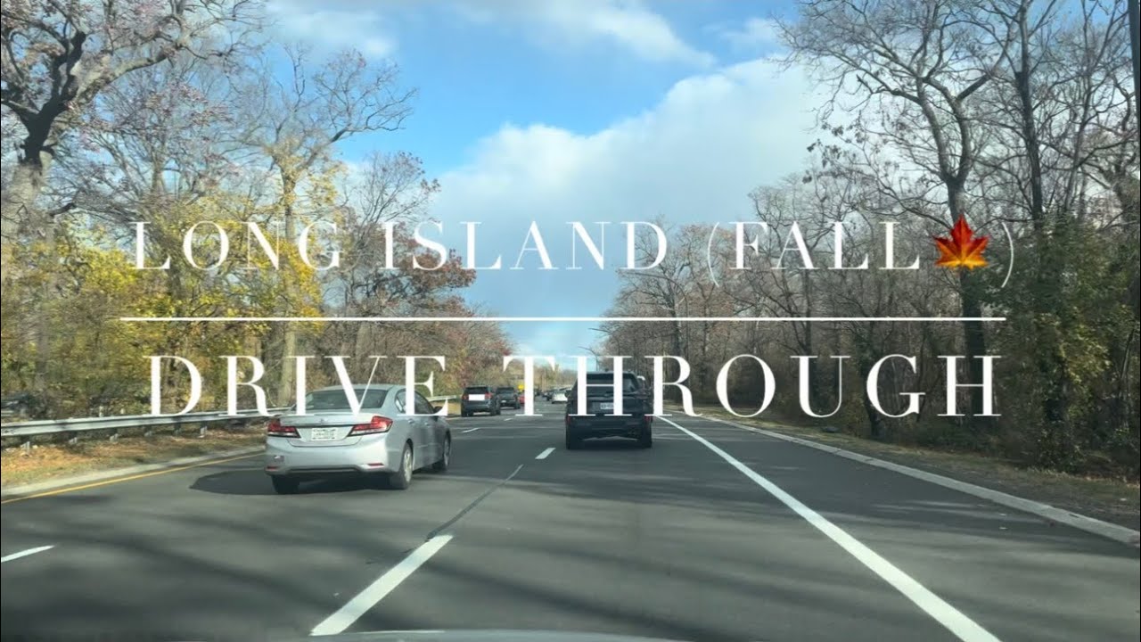 Long Island | POV-Style | Drive-Through | Chill/Lo-fi Beat Background Music | Normal Speed (1x) | 4K