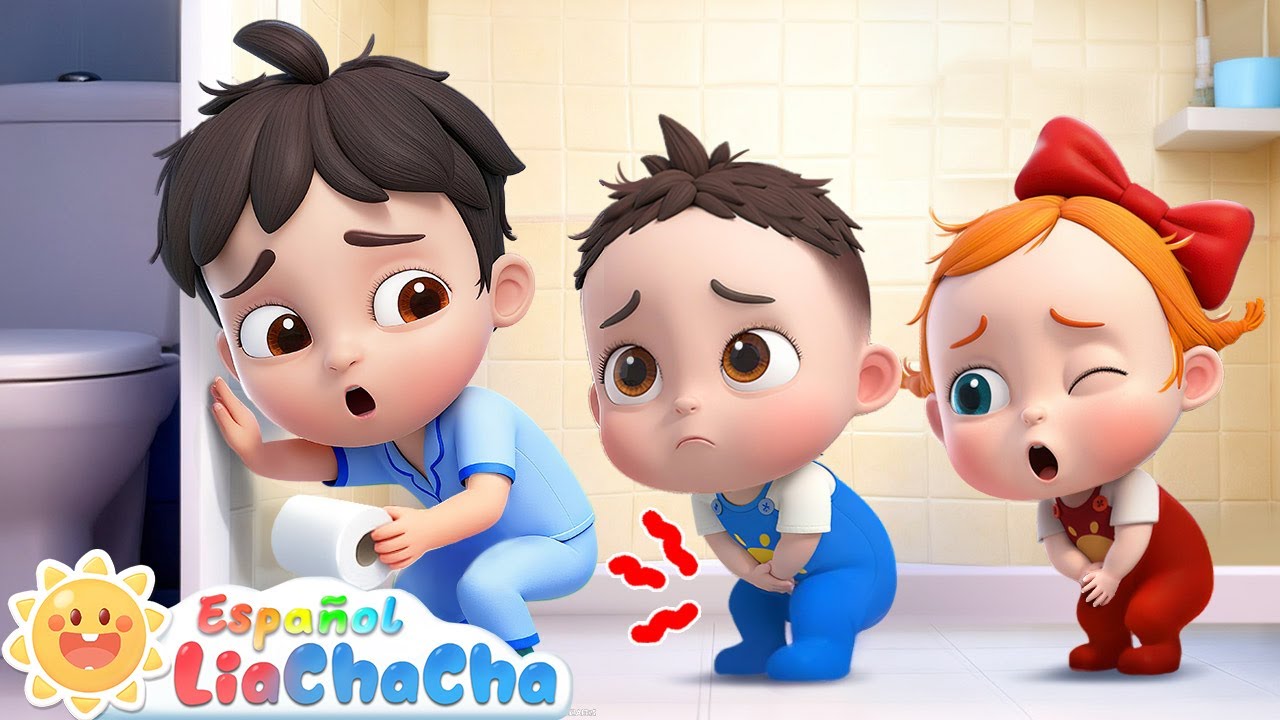 Vamos al Baño antes de Dormir | Cinco en la Cama | LiaChaCha en Español - Canciones Infantiles