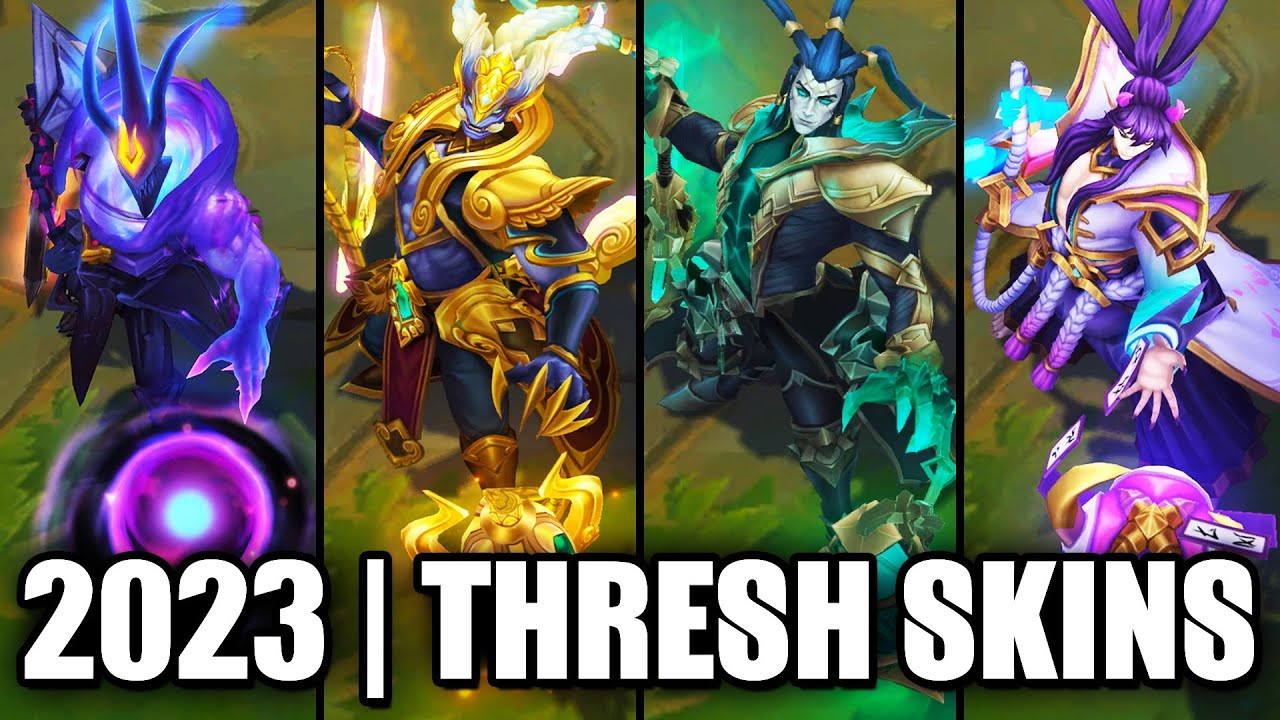 ALL THRESH SKINS SPOTLIGHT 2023 | League of Legends