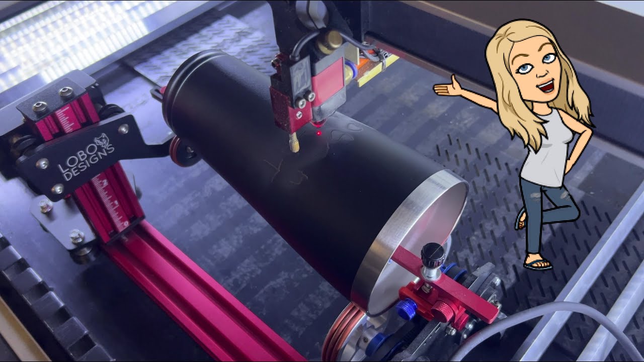 Adobe Illustrator & LightBurn — Creating a Tumbler Design & Using the PiBurn V4 to Engrave a Tumbler