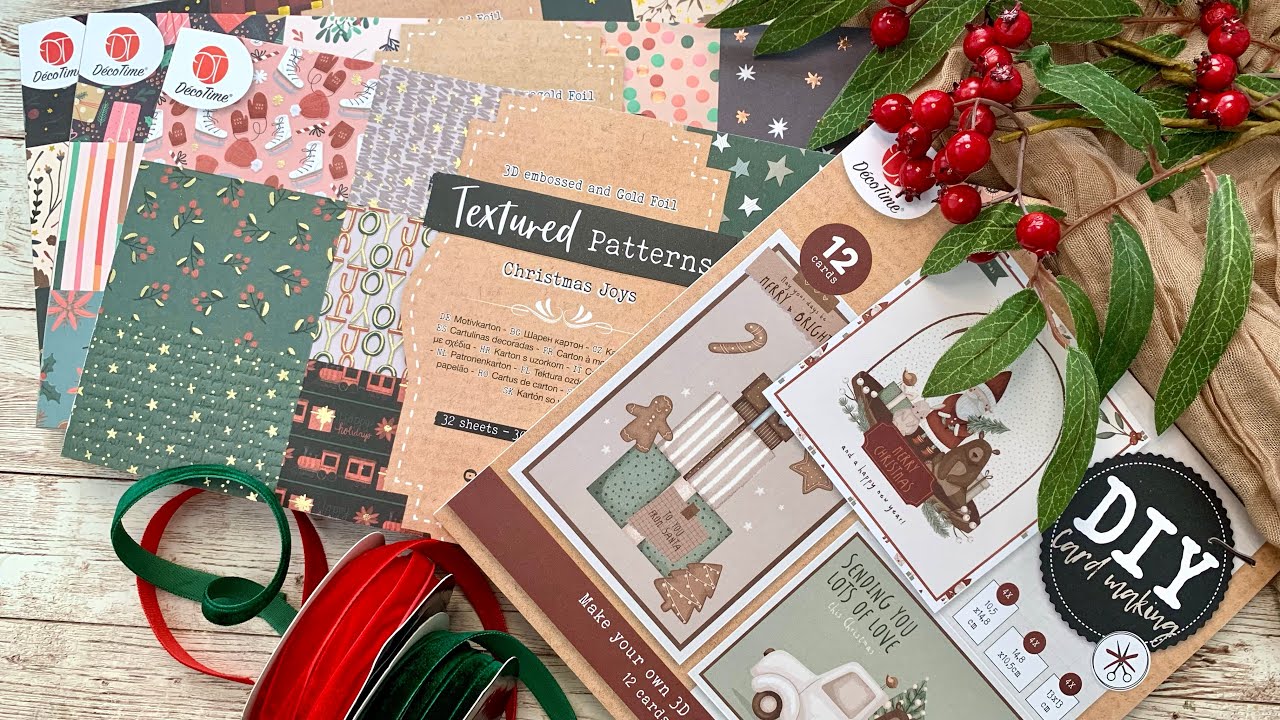 Action • Weihnachten 2024 • Textured Patterns Blöcke • Band und der fehlende DIY Block 🎄#werbung