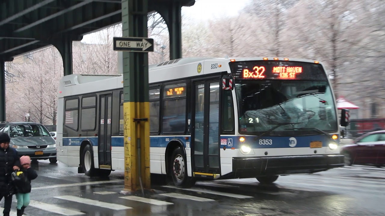 2015 Novabus LFS #8353 on the Bx32 at Jerome Avenue and 192nd Street