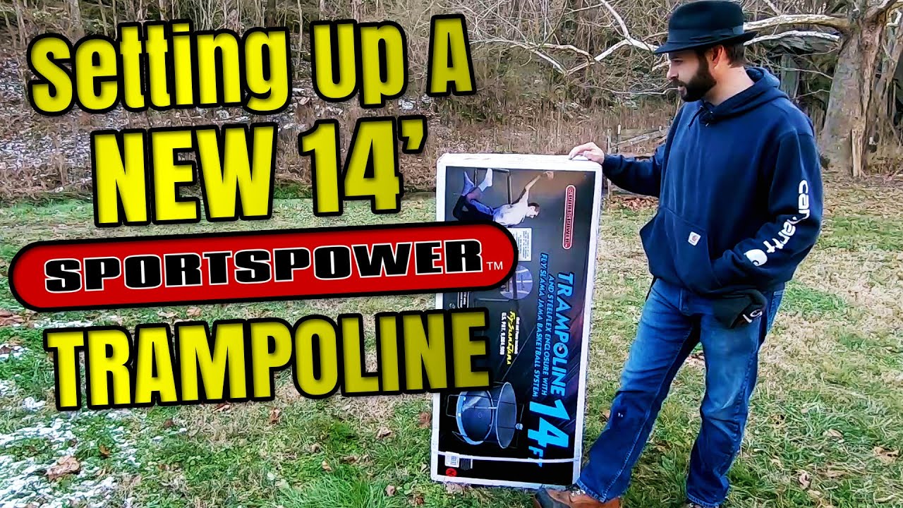 Unboxing and Assembling a SPORTSPOWER 14 ft Trampoline