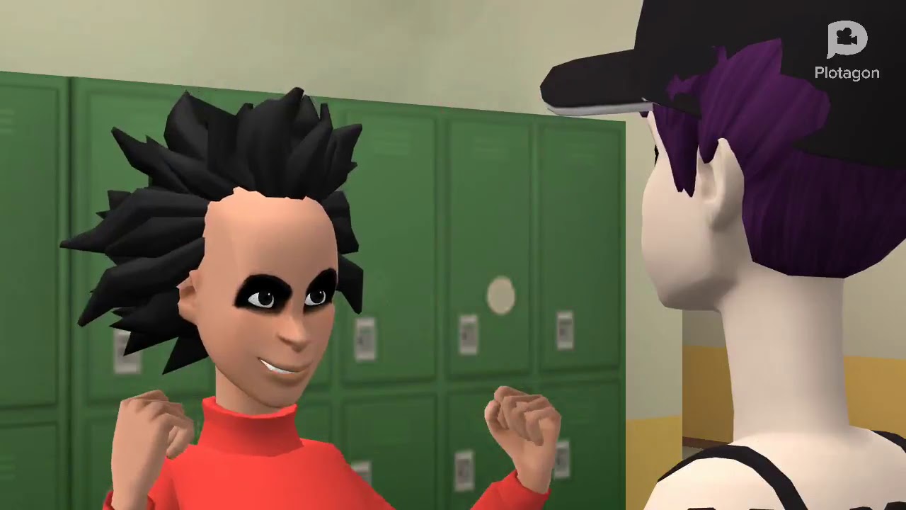 Baldi's Basics The Musical but it's poorly recreated in Plotagon with my OC