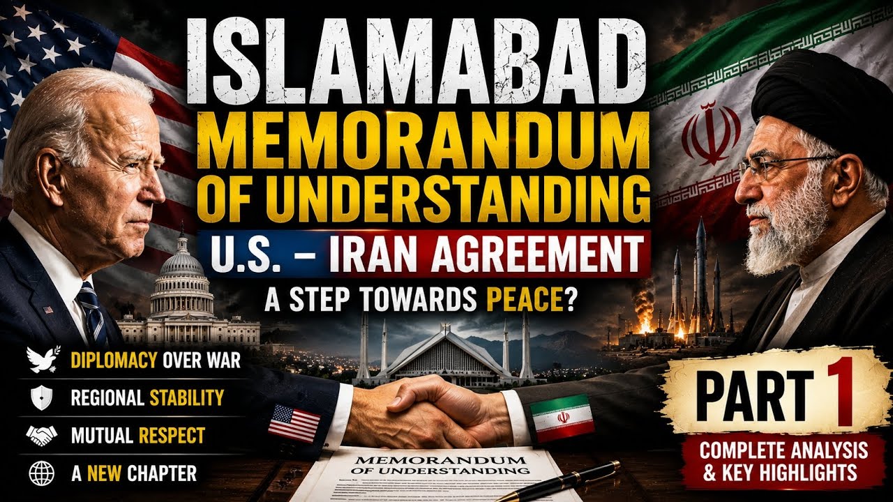 Islamabad MoU Explained: Did the U.S. and Iran Finally Agree? | Part 1