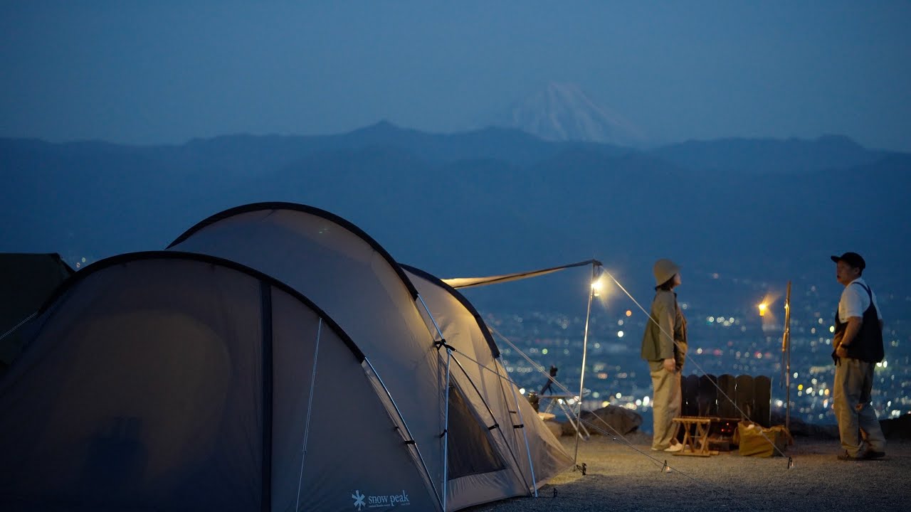 [Парный кемпинг] Кемпинг с костром и ночным видом /снежная вершина Randonest M/Cozy Camping