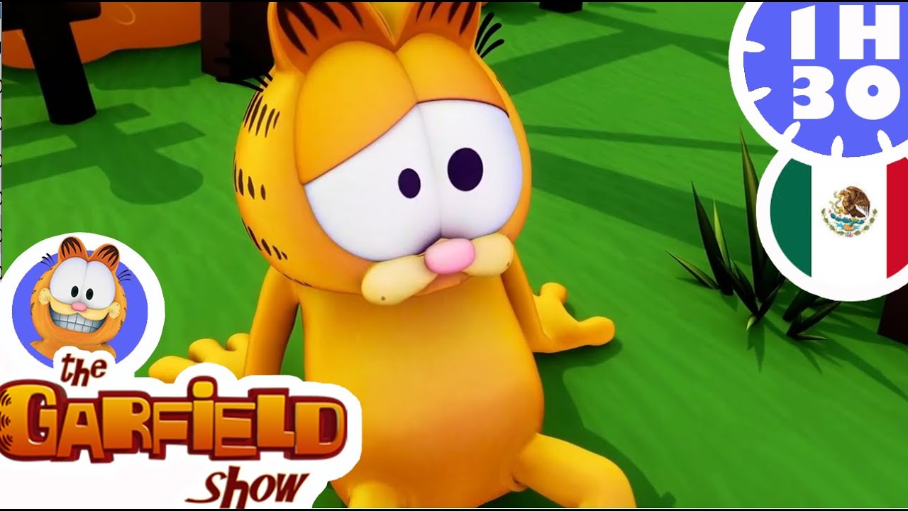 😸Garfield en la granja! 🐄 - El Garfield Show