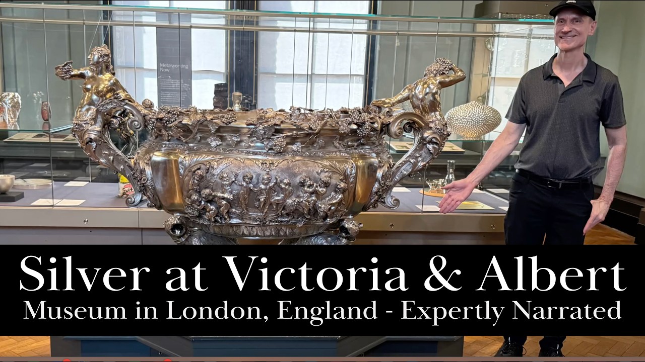 Antique Museum Quality Silver at The Victoria and Albert Museum in London England + Elkington