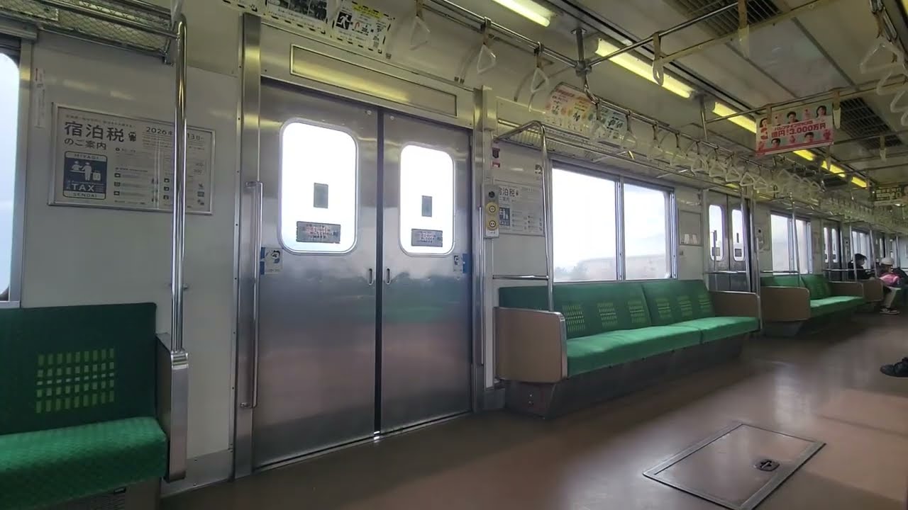 陸前原ノ町→苦竹　休日ダイヤ普1071S 205系M1走行シーン