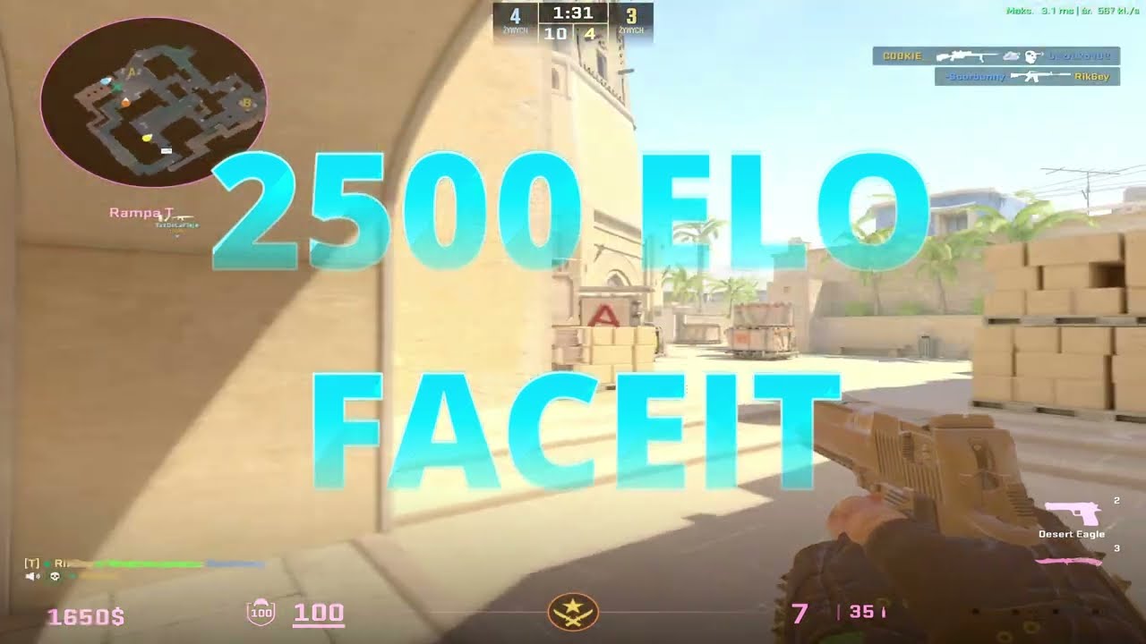 1920x1440 | 480HZ | 750eDPI | FACEIT LVL 10