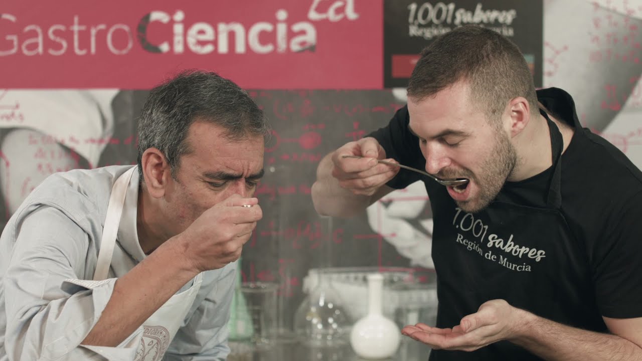 Gastrociencia con Miguel Hernández, Rte Por Herencia y José M López Nicolás, Universidad de Murcia