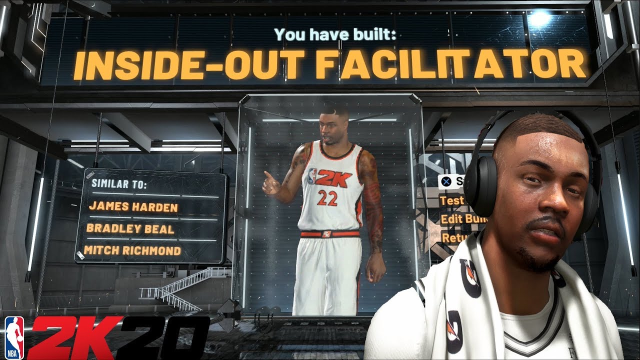 Inside-Out Facilitator Build | NBA 2K20 Rare Build