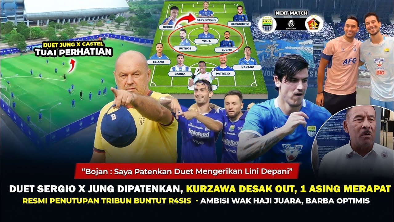 🔵MENGERIKAN, DUET SERGIO X JUNG DIPATENKAN‼️Kurzawa Didesak Out?1 Asing Merapat,Ambisi Umuh & Barba🔥