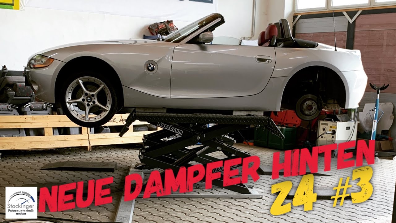Jetzt noch hinten dann ist er stramm |Z4 3.0li Stoßdämpfer HA tauschen|