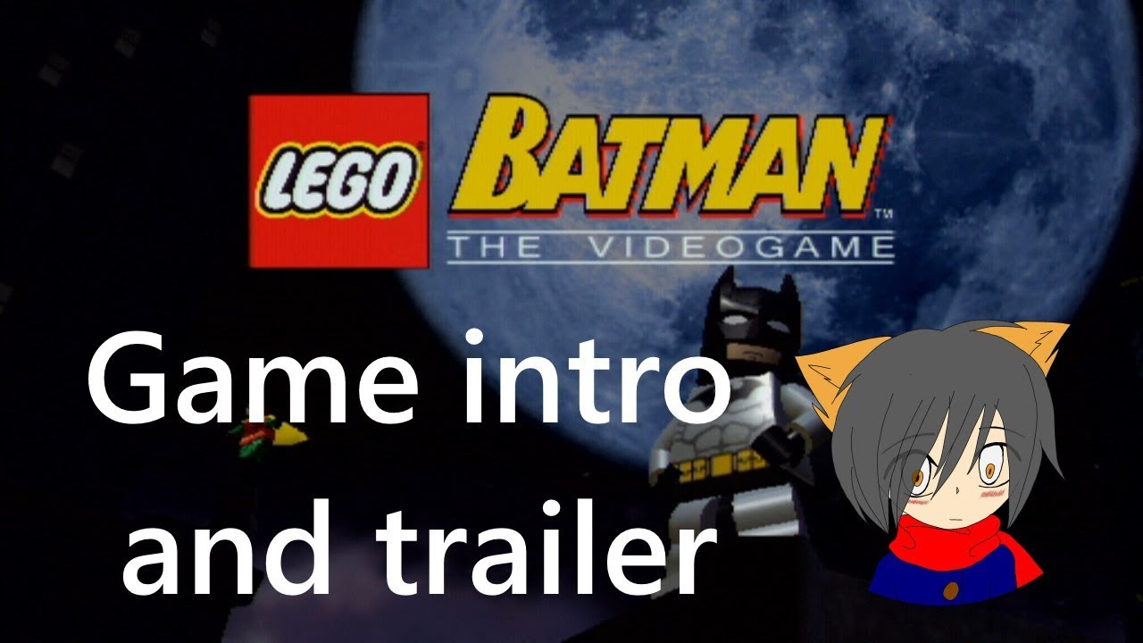 PS2 HD | LEGO Batman The Videogame | Game startup intro trailer HQ | No commentary