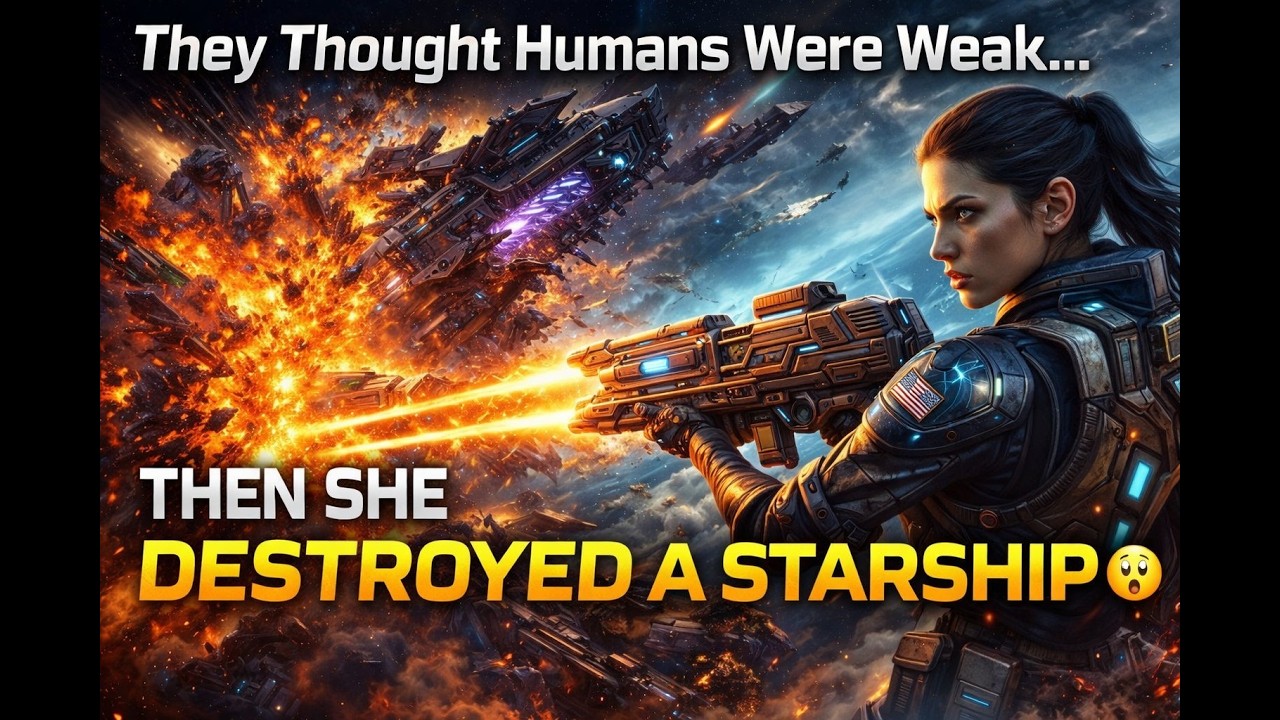 They Thought Humans Were Weak… Then She Destroyed a Starship 😳| Best HFY  | HFY SCI-FI Story