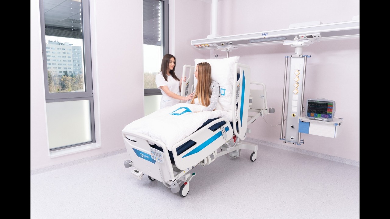 Famed NANO - ICU hospital bed with scale